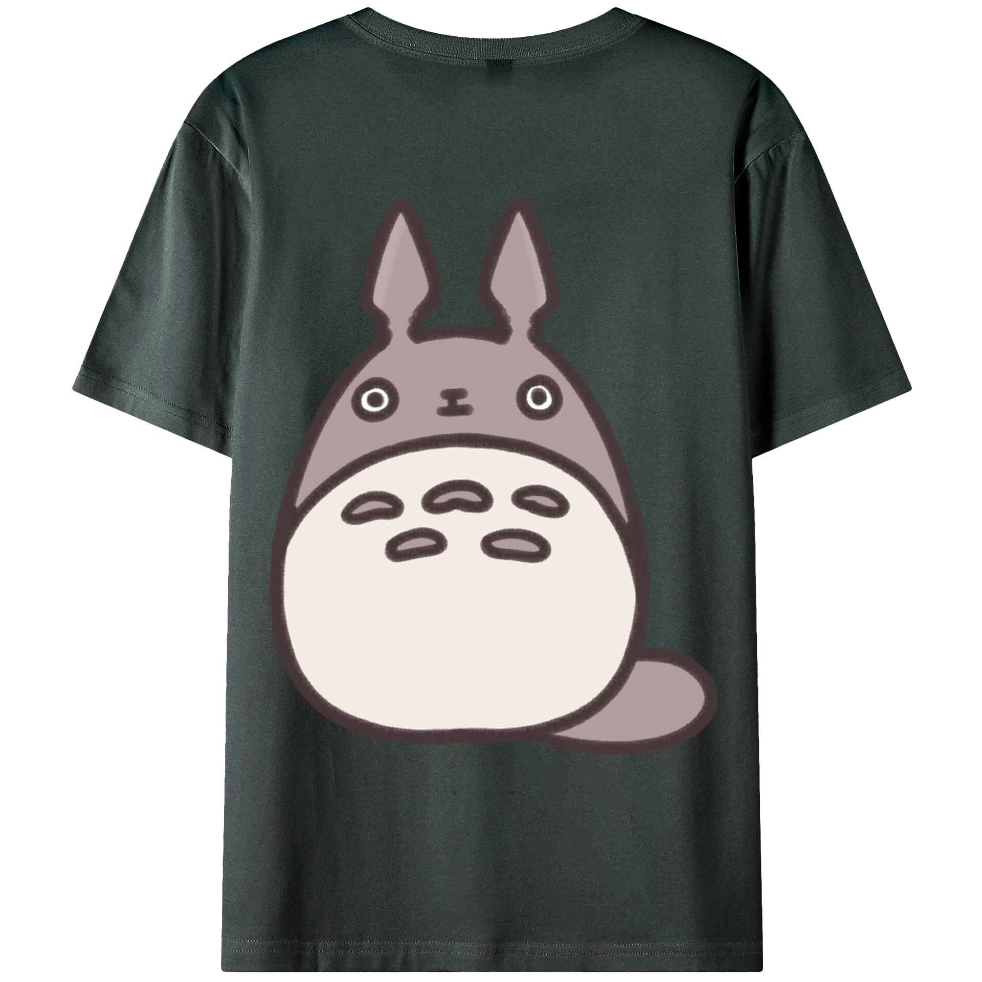 （画像用） となりのトトロ 草壁メイ 草壁サツキ My Neighbor Totoro Satsuki Kusakabe Mei Kusakabe 綿100％ メンズ半袖Tシャツ（バックプリント） 通気性